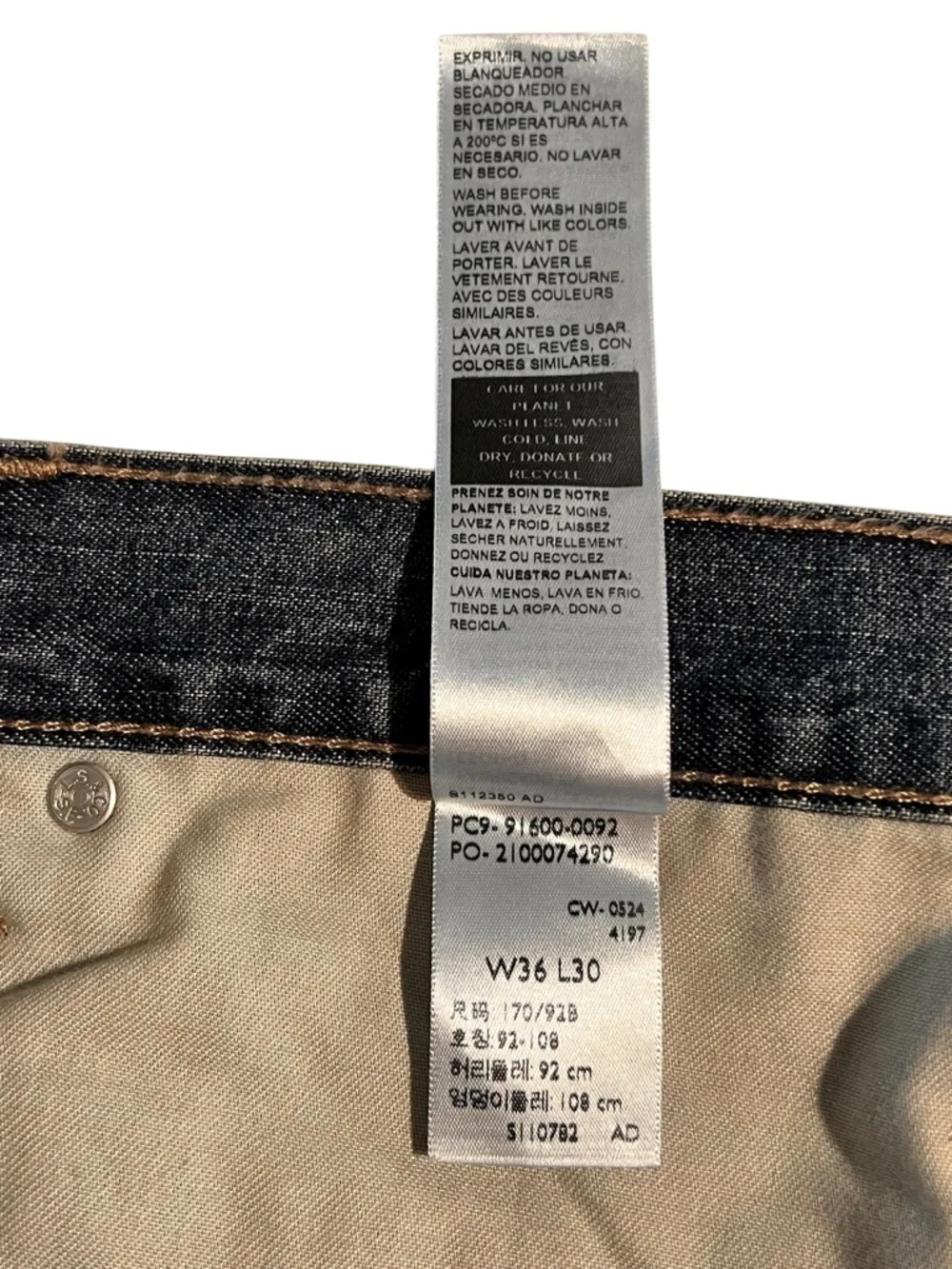 Men Levi's Strauss Signature Workwear  Carpenter Jeans 36/30 Loose Fit Straight